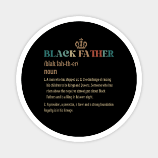 Father's Day Black Father Noun Definition African American Magnet